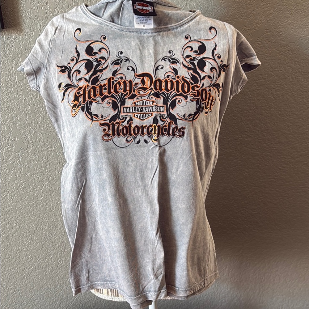 Harley-Davidson Gray Graphic T-Shirt